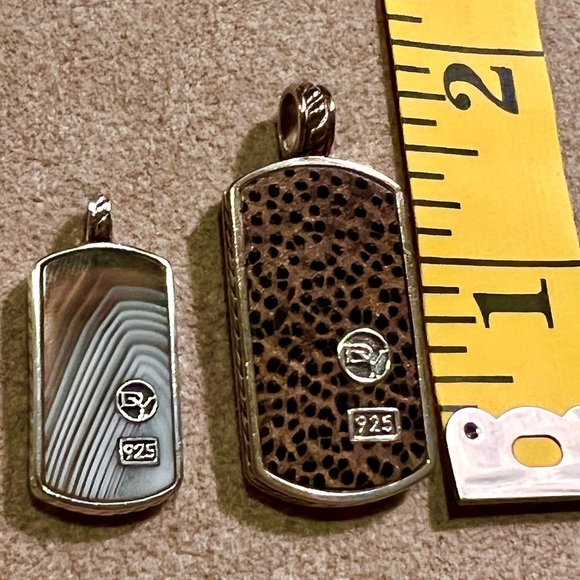 David Yurman Leopard Tag Pendant RARE - Picture 8 of 8